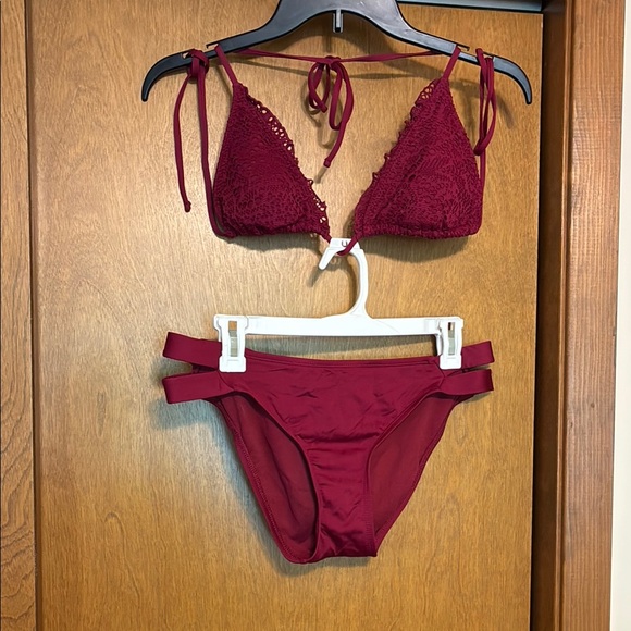 Mossimo Supply Co. Other - Mossimo Supply Co. Burgundy Bikini Set